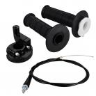 Signswise Throttle Handle Grips and Grip Cable for Mini Baja Mb165 Mb200 5.5 6.5hp 196 200cc Doodlebug Bike 50 inch 